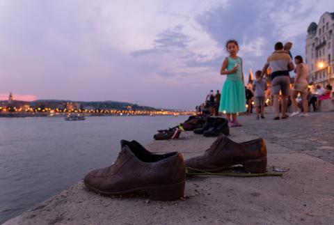 Shoes on the Danube Bank